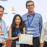Ruodan Lu and Philipp Hüthwohl (centre)