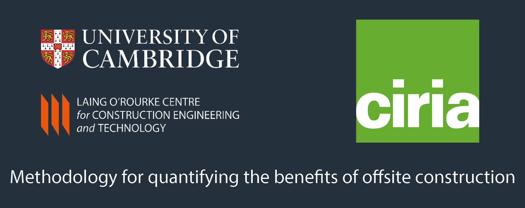 Methodology for quantifying the benefits of offsite construction Methodology for quantifying the benefits of offsite construction