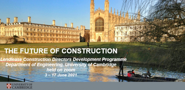 Lendlease construction directors Programme